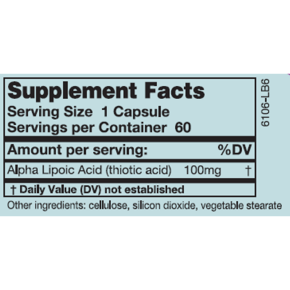 Product image for Alpha Lipoic Acid.
