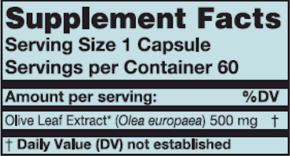 Product image for Olive Leaf Extract.
