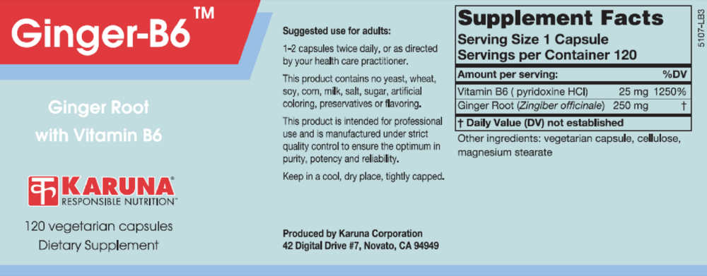 Product image for Ginger-B6.