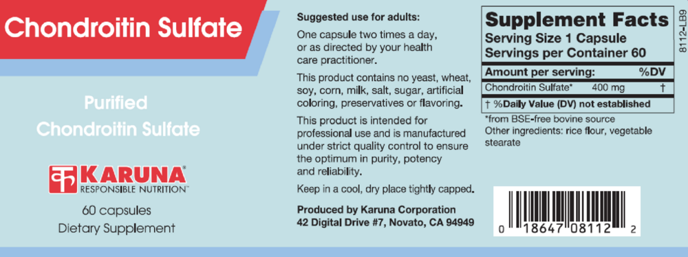 Product image for Chondroitin Sulfate.