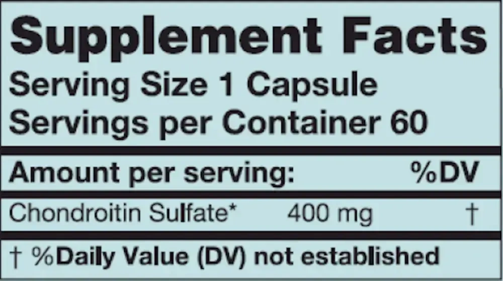 Product image for Chondroitin Sulfate.