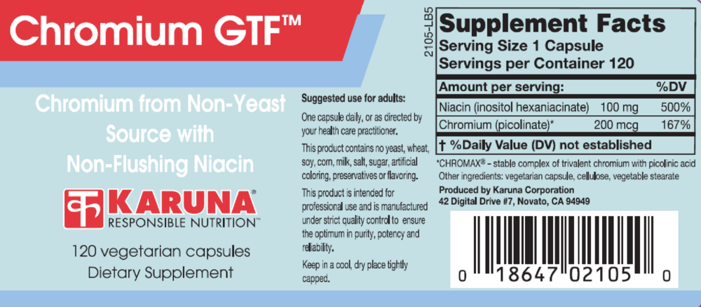 Product image for Chromium GTF.