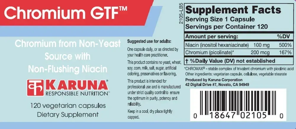 Product image for Chromium GTF.