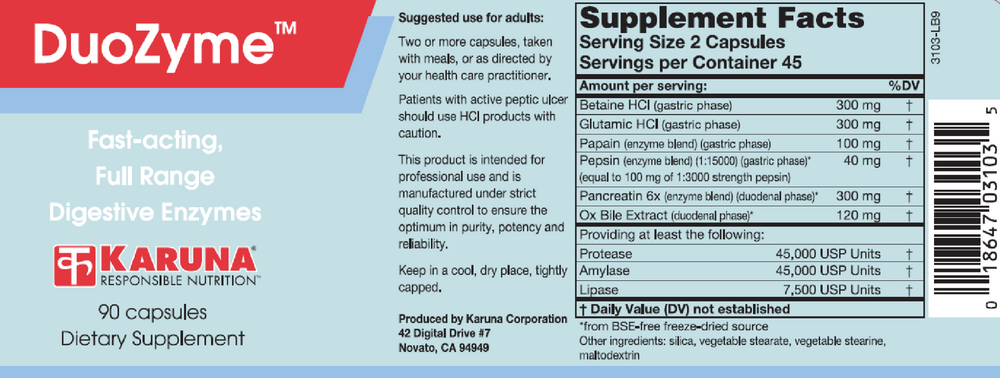 Product image for DuoZyme.