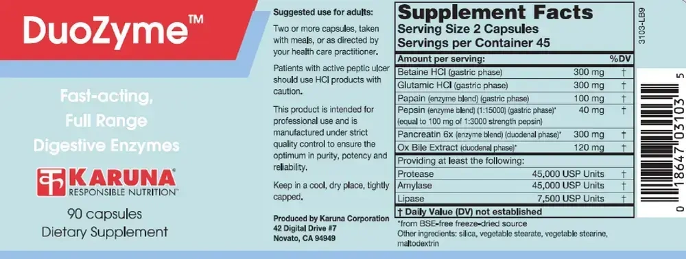 Product image for DuoZyme.