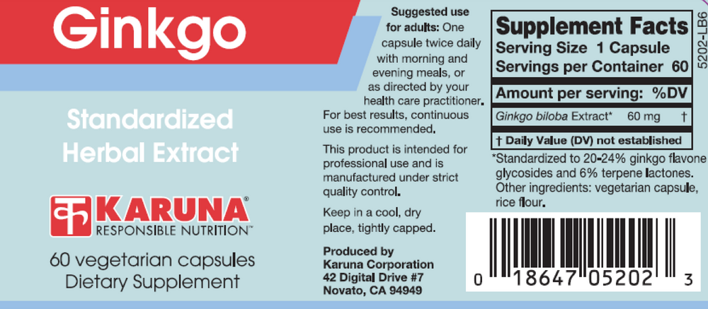 Product image for Ginkgo.