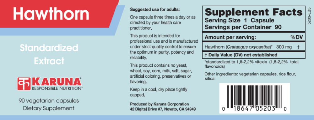 Product image for Hawthorn.