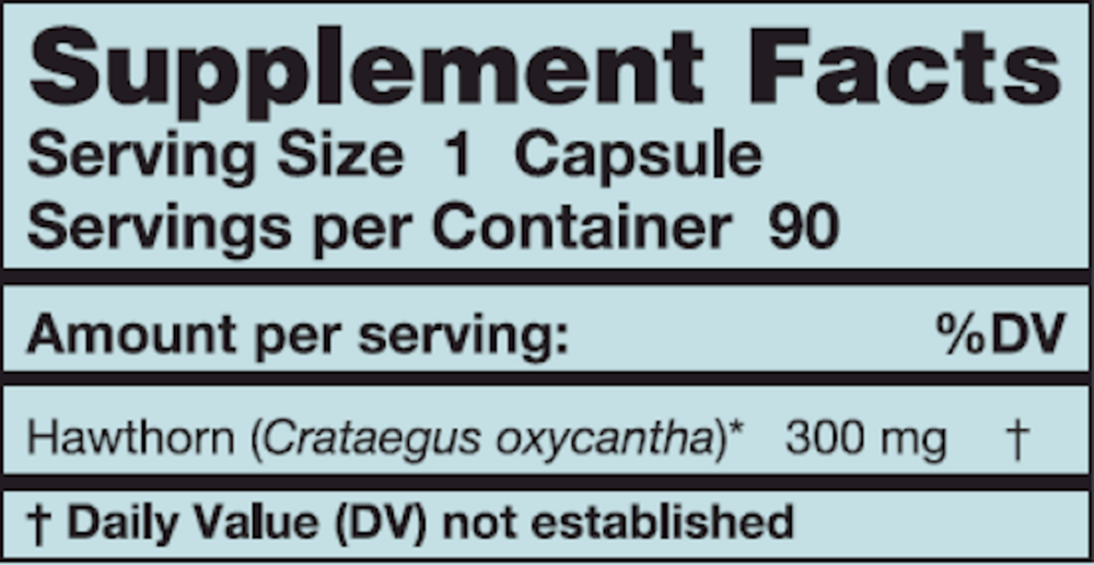 Product image for Hawthorn.