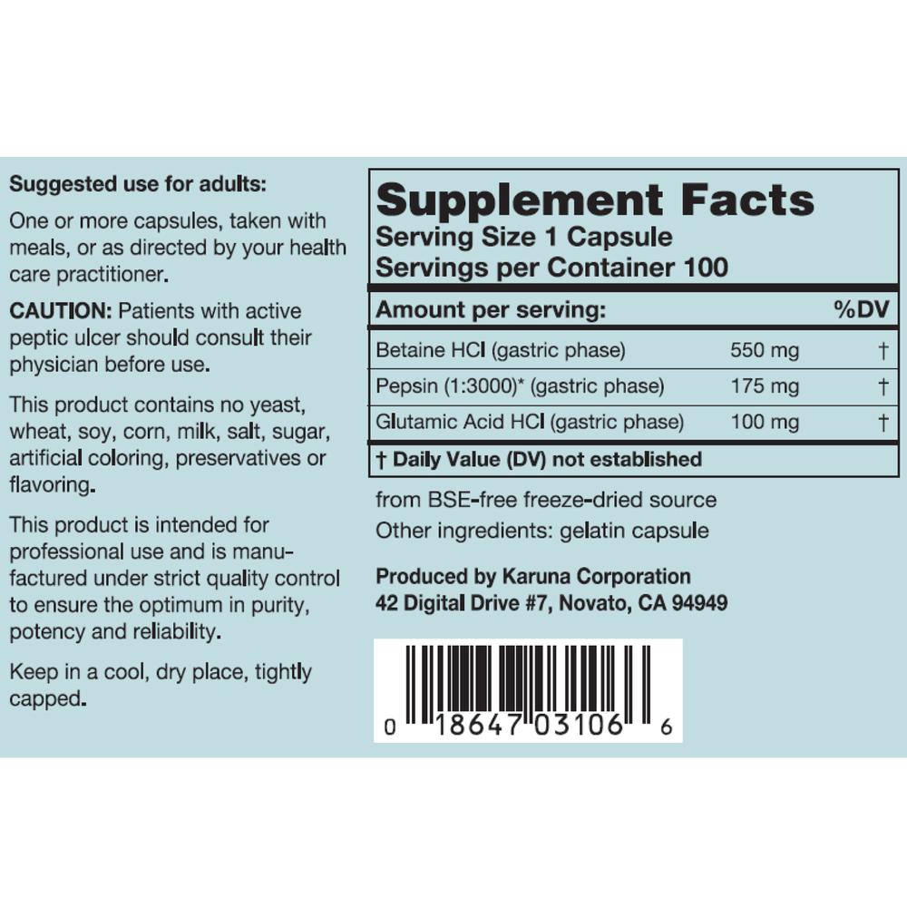 Product image for HCL-Pepsin.