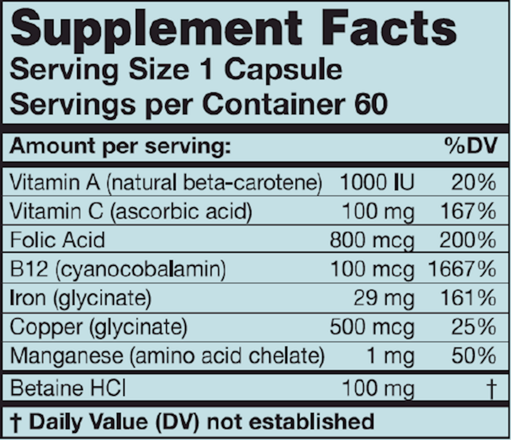 Product image for Iron Plus.