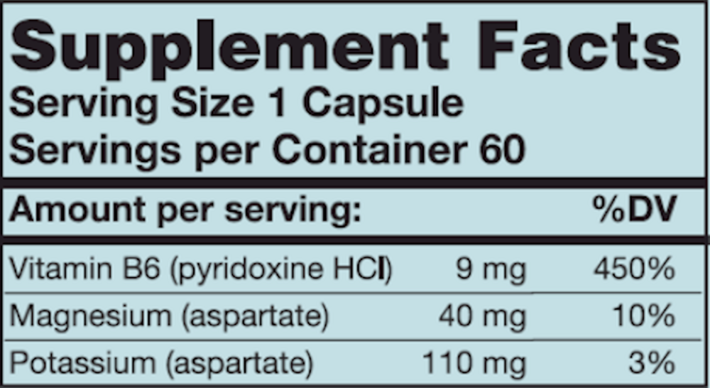 Product image for K/Mg Aspartate.
