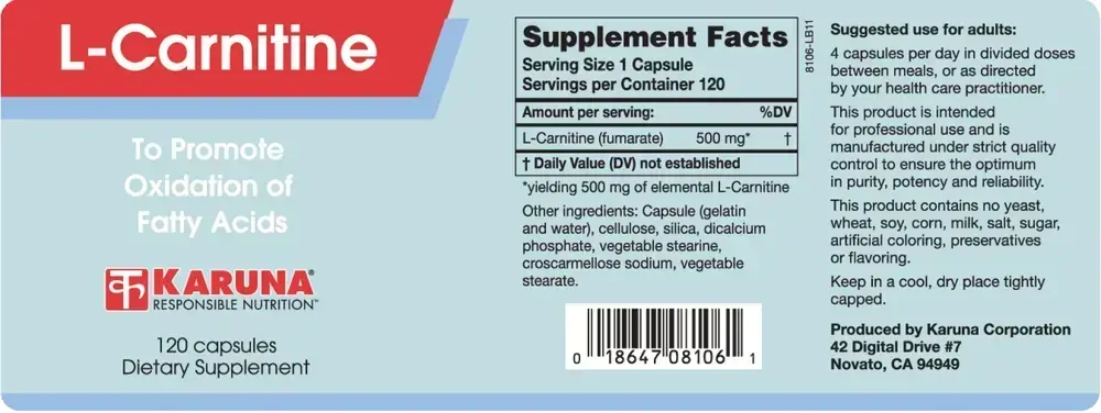 Product image for L-Carnitine.