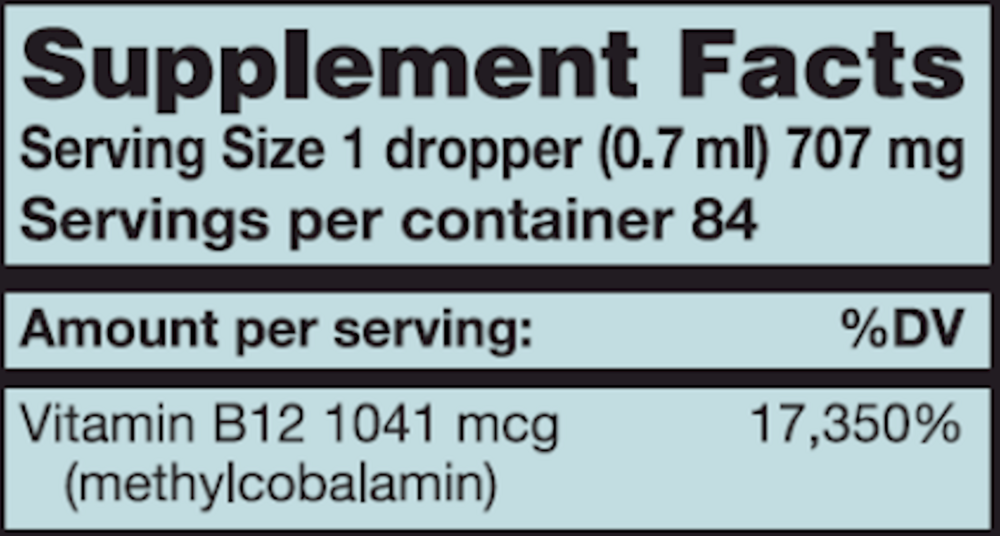 Product image for B-12 Liquid.