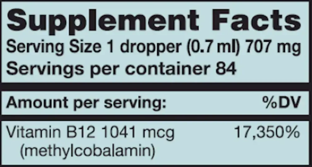 Product image for B-12 Liquid.