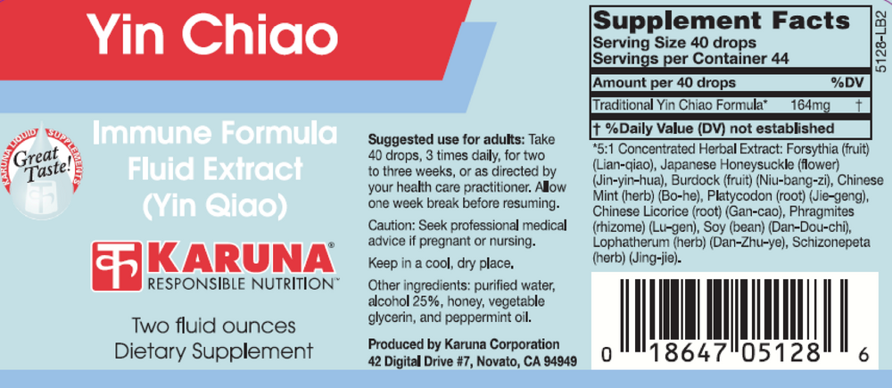 Product image for Yin Chiao Extract.