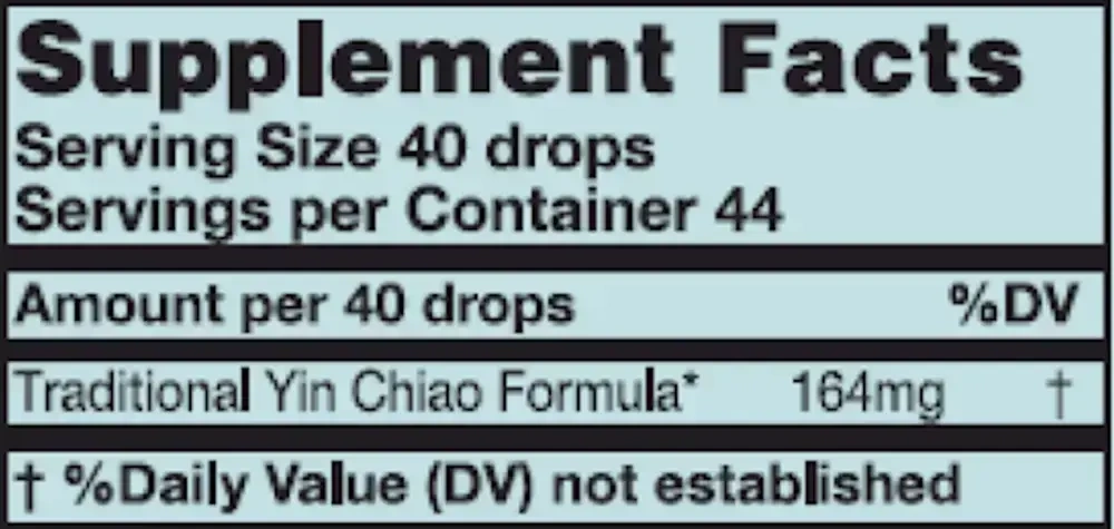 Product image for Yin Chiao Extract.