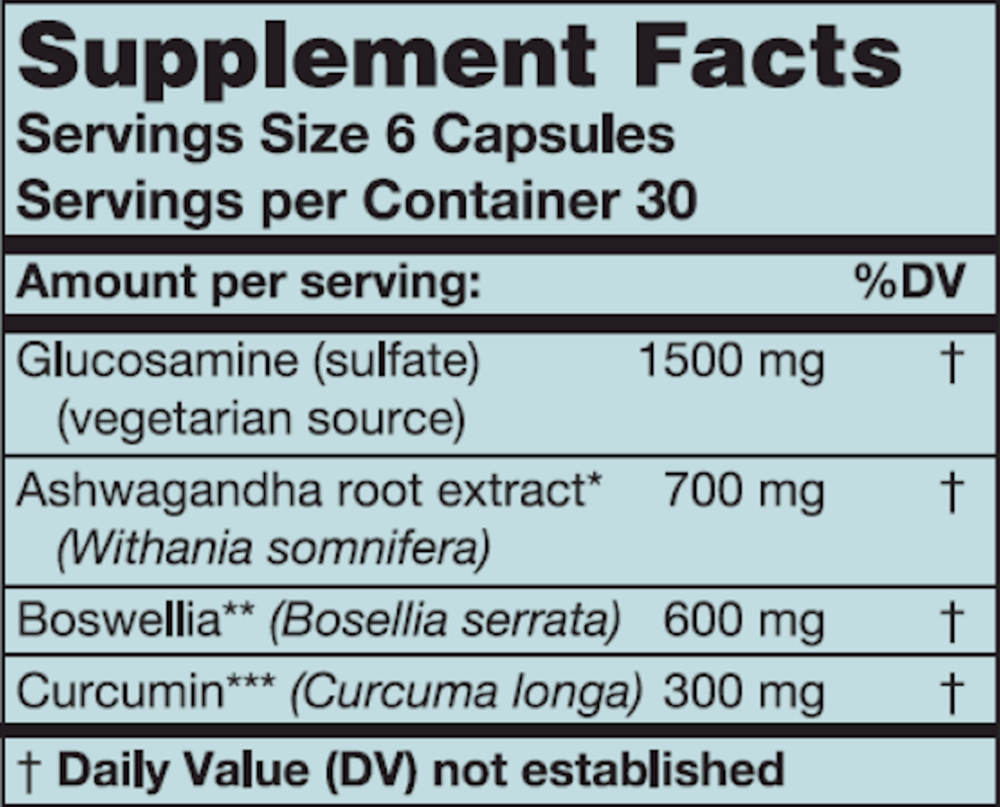Product image for VegeGlucosamine Plus.
