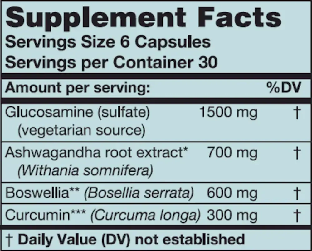 Product image for VegeGlucosamine Plus.