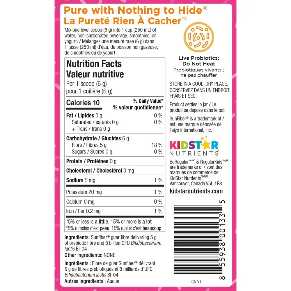 Product image for BeRegular Prebiotic Fibre &amp; Probiotic Unflavoured.