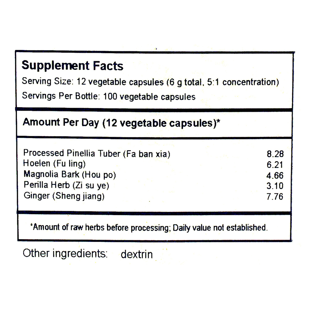 Product image for Pinellia and Magnolia Bark Formula (T16).