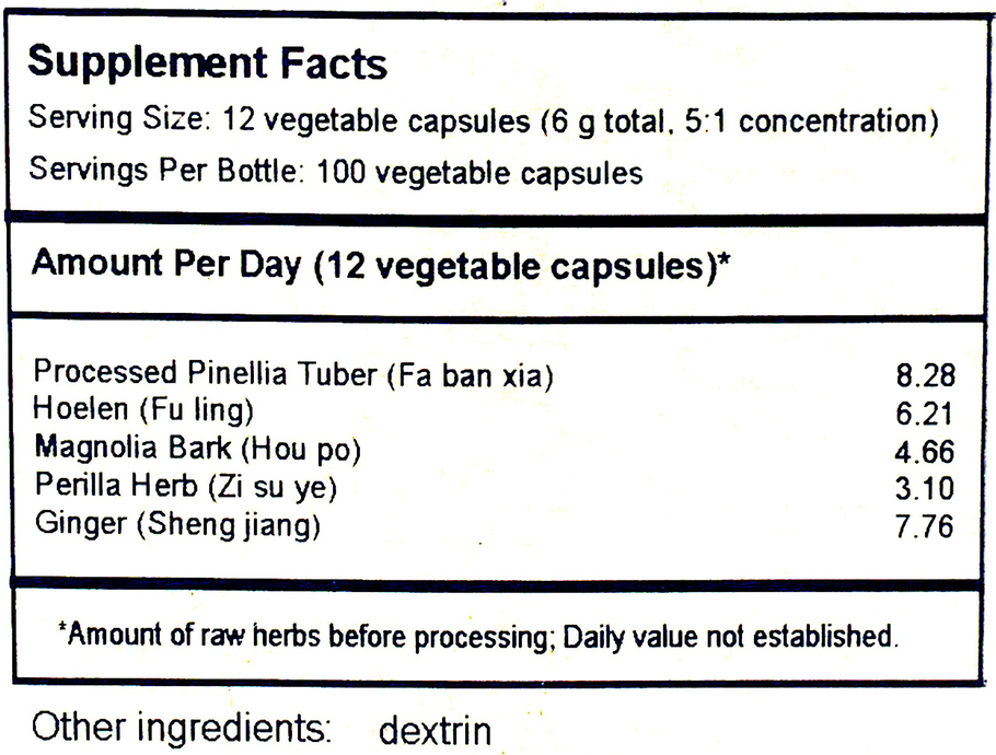 Product image for Pinellia and Magnolia Bark Formula (T16).