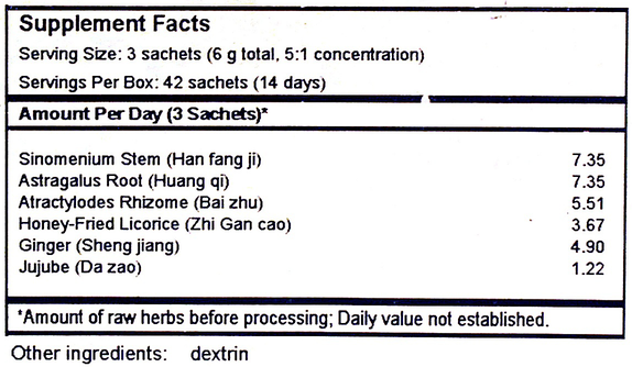 Product image for Stephania and Astragalus Formula Sachets (T20G).