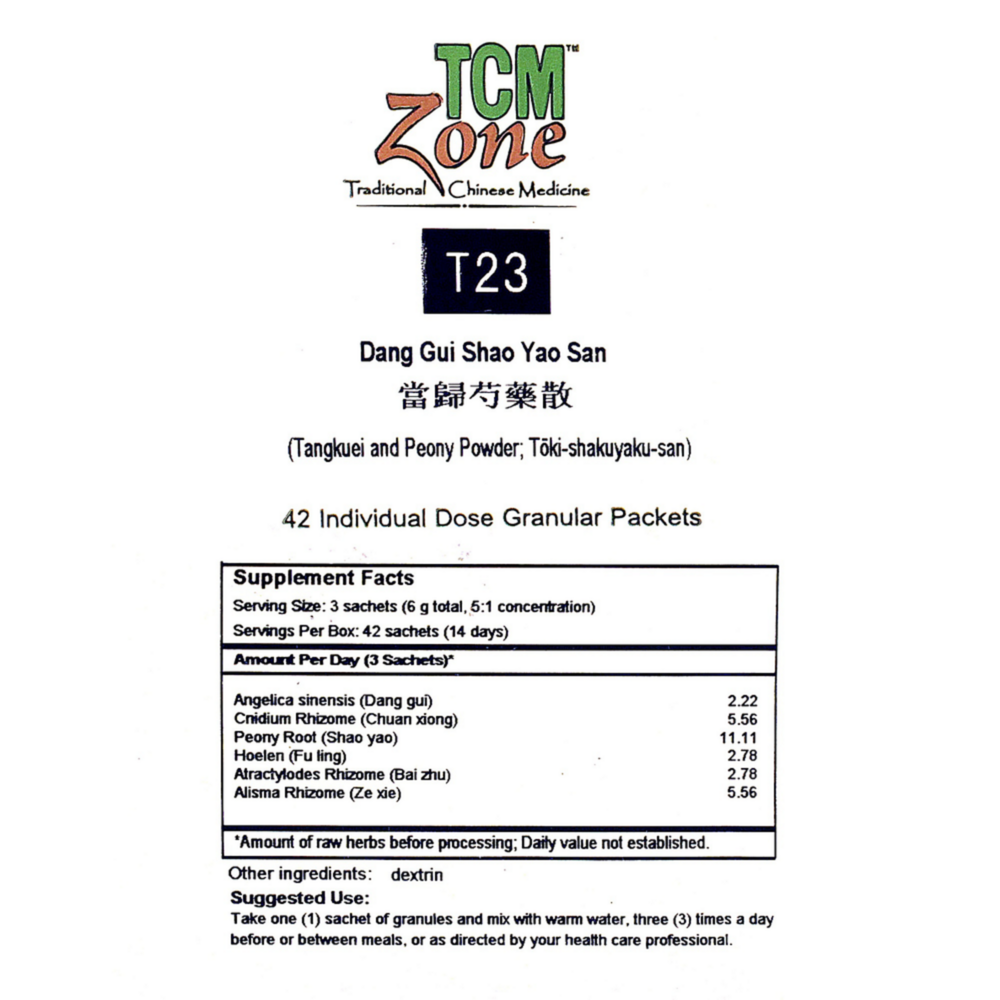 Product image for Dang Gui and Peony Formula Sachets (T23G).