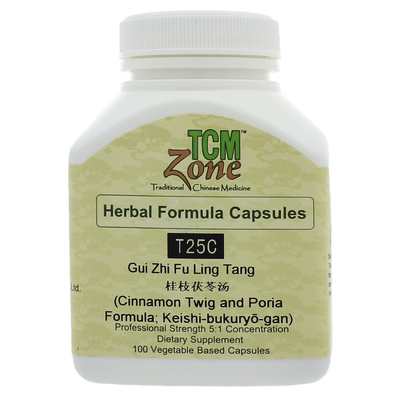 Cinnamon Twig and Poria Formula (T25) (100 capsules) by TCM Zone