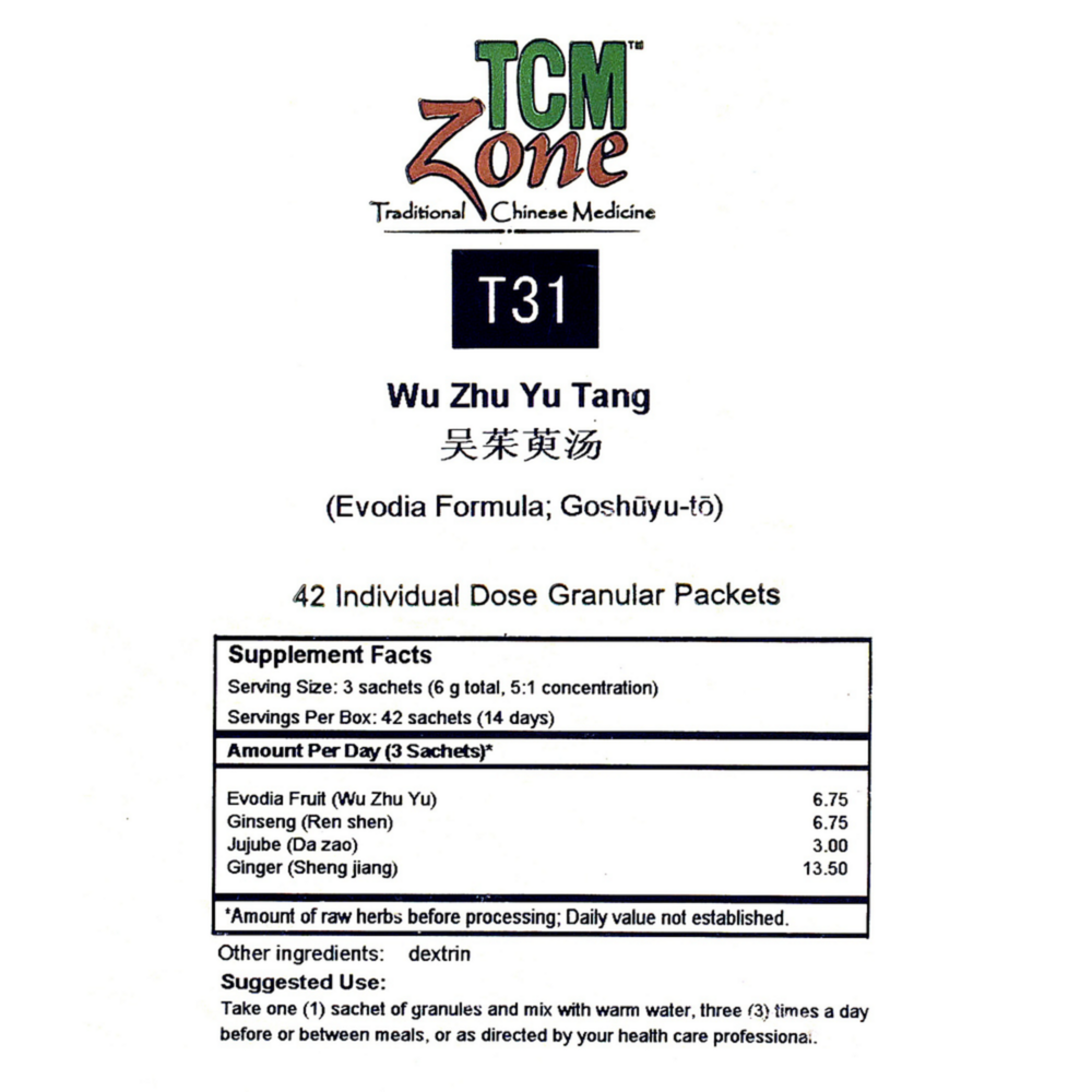 Product image for Evodia Formula Sachets (T31G).