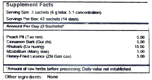 Product image for Peach Pit Formula to Order the Qi Sachets (T61G).