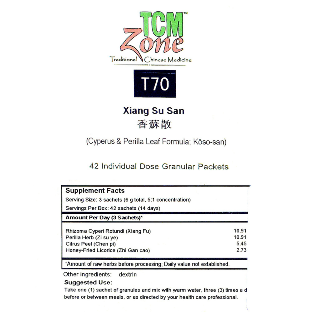 Product image for Cyperus and Perilla Leaf Formula Sachets (T70G).