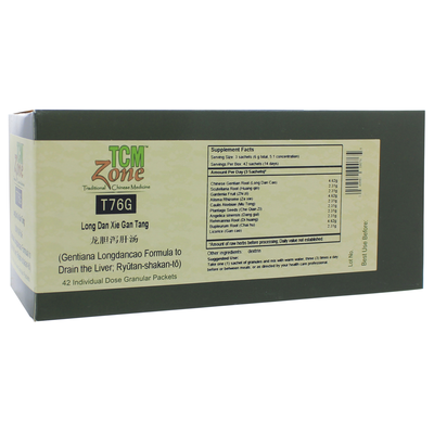 Gentiana Longdancao Formula to Drain the Liver Sachets (T76G) 1 Box
