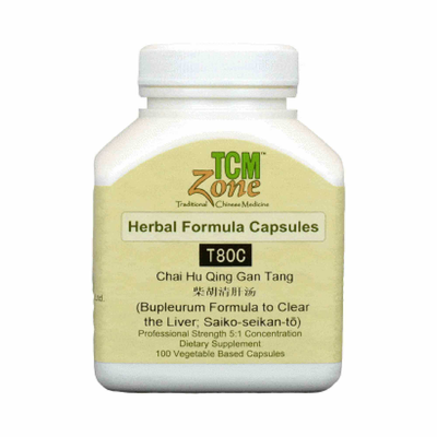 Bupleurum Formula to Clear the Liver (T80) (100 capsules) by TCM Zone
