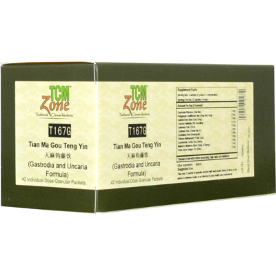 Gastrodia and Uncaria Formula Sachets (T167G) 42 packets