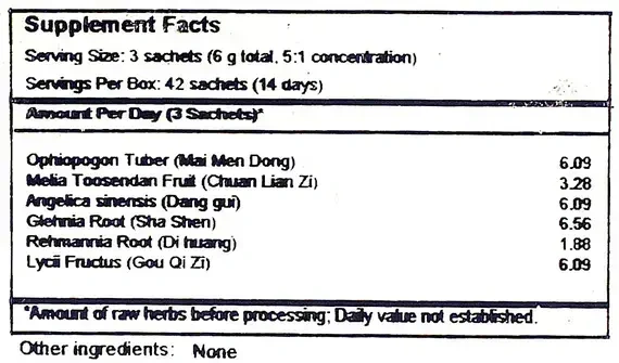 Product image for Yi Guan Jian Powder.