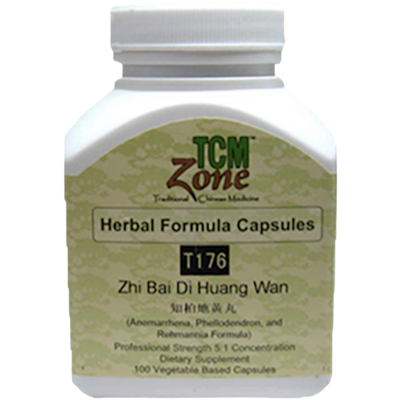 Anemarrhena, Phellodendron and Remannia (T176) Capsules 100 capsules
