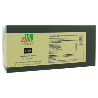 Ligusticum Chuanxiong w/Green Tea Sachets (T124G)