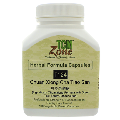 Ligusticum Chuanxiong w/Green Tea (T-124) 100 capsules