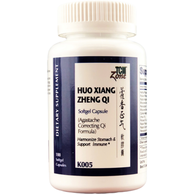 Huo Xiang Zheng Qi (Agastache Correctin 100 Softgel Capsules Huo Xiang Zheng Qi (Agastache Correctin 100 Softgel Capsules