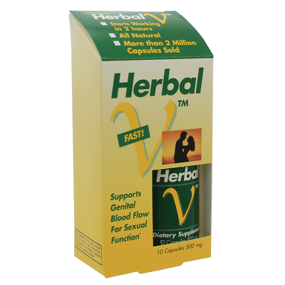 Herbal V Ultra Male Potency Formula 10 capsules