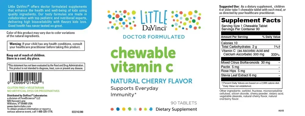 Product image for Chewable Vitamin C.