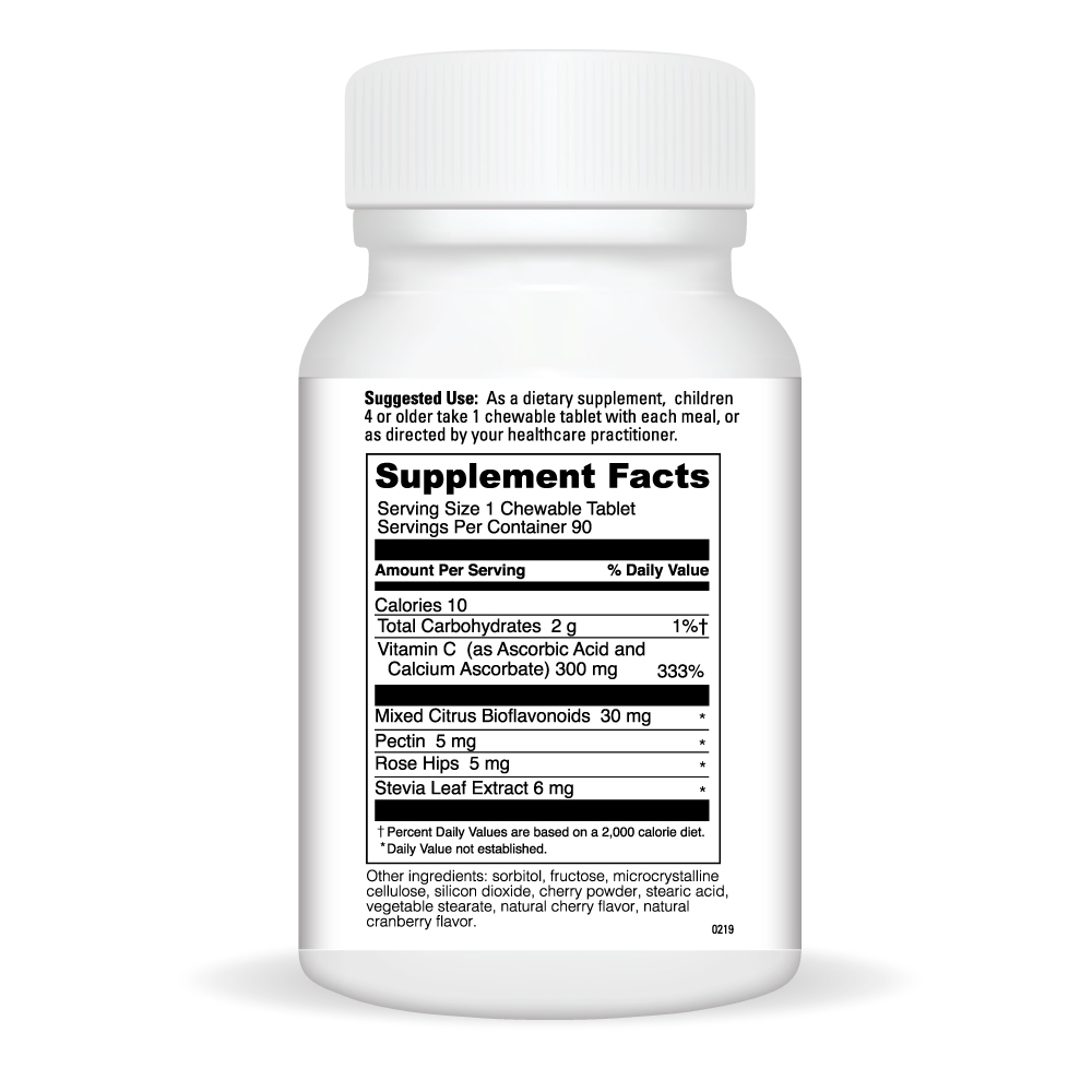Product image for Chewable Vitamin C.