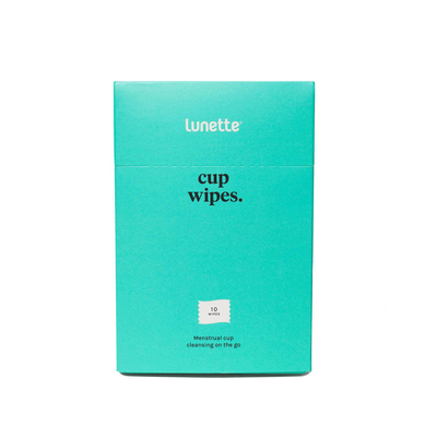 Lunette Cup Wipes 10 count