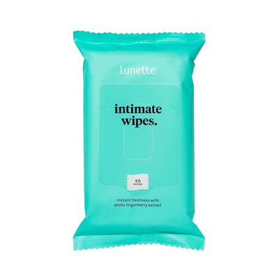 Lunette Intimate Wipes 50 Count