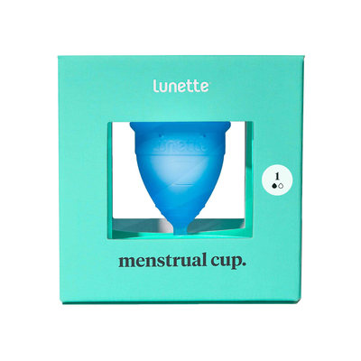 Lunette Menstrual Cup Blue Model 1 product image