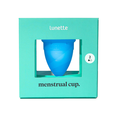 Lunette Menstrual Cup Blue Model 2 product image