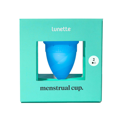 Lunette Menstrual Cup Blue Model 2 1 Count