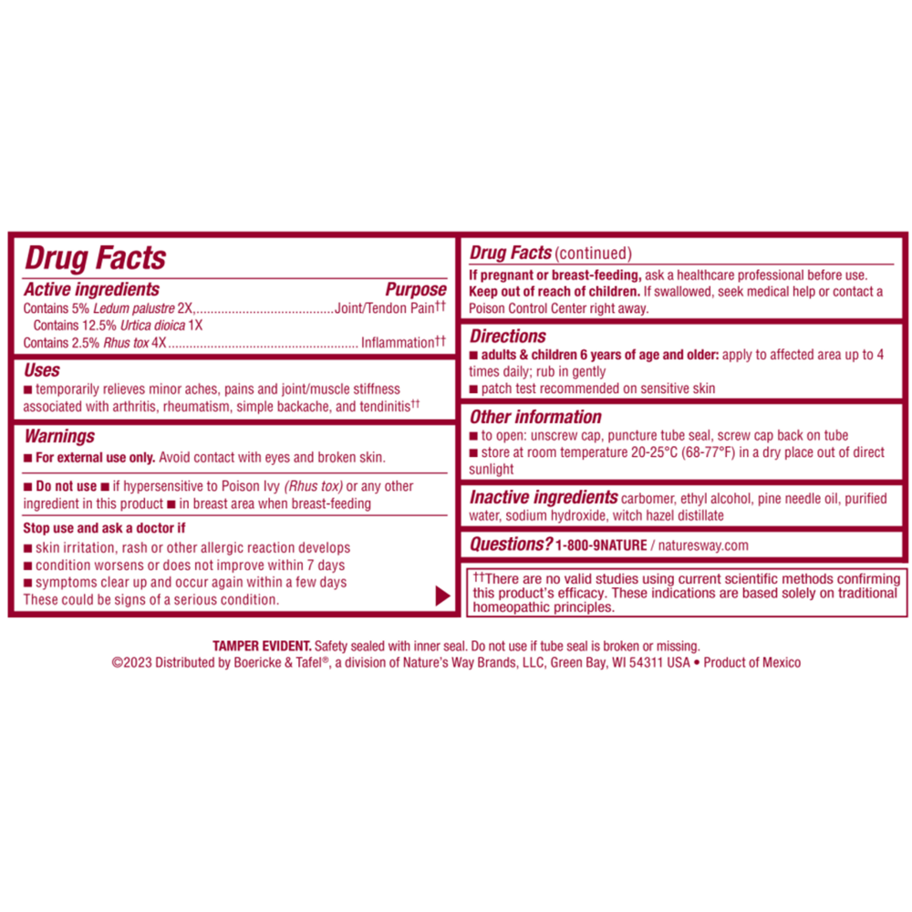 Product image for Triflora Gel.