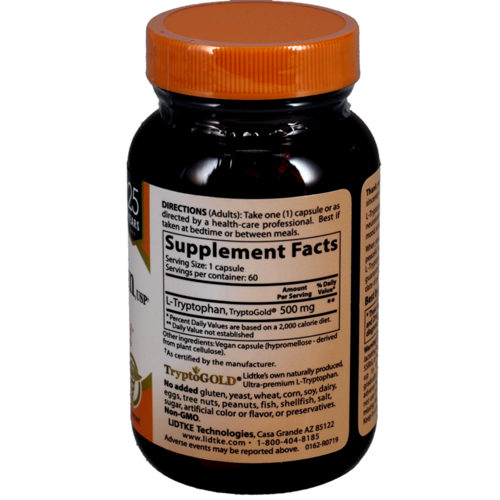 Product image for L-Tryptophan 500mg.