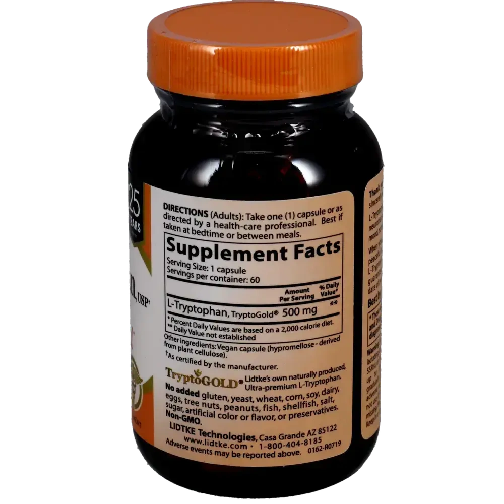 Product image for L-Tryptophan 500mg.